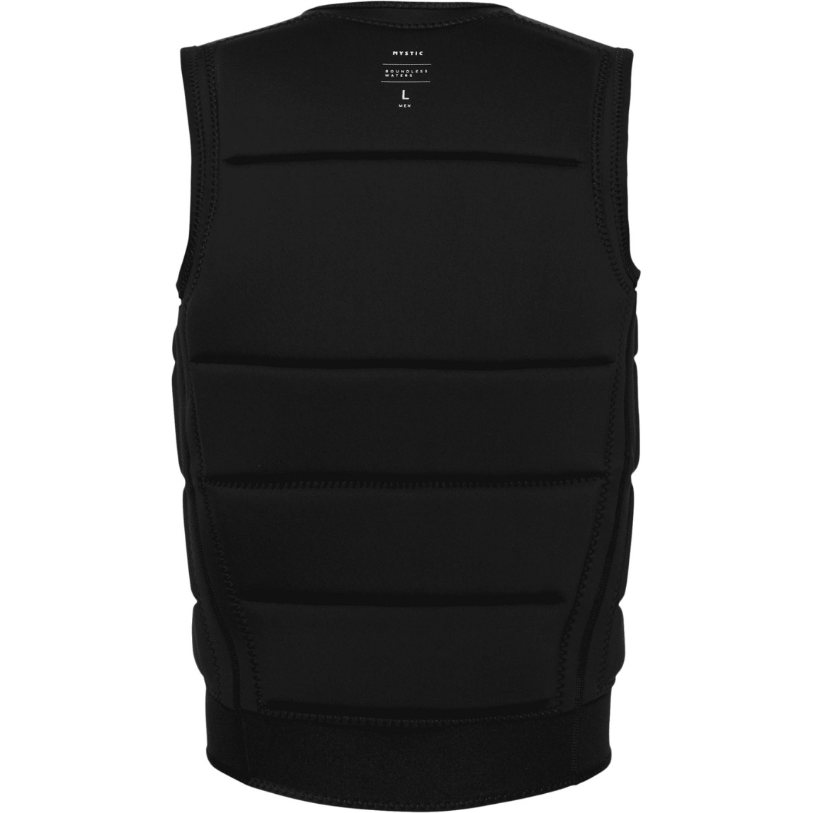 2026 Mystic Herre Poseidon TS Front Zip Wake Impact Vest 35005.250691 - Black